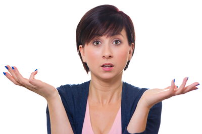 Foto von ratloser Frau